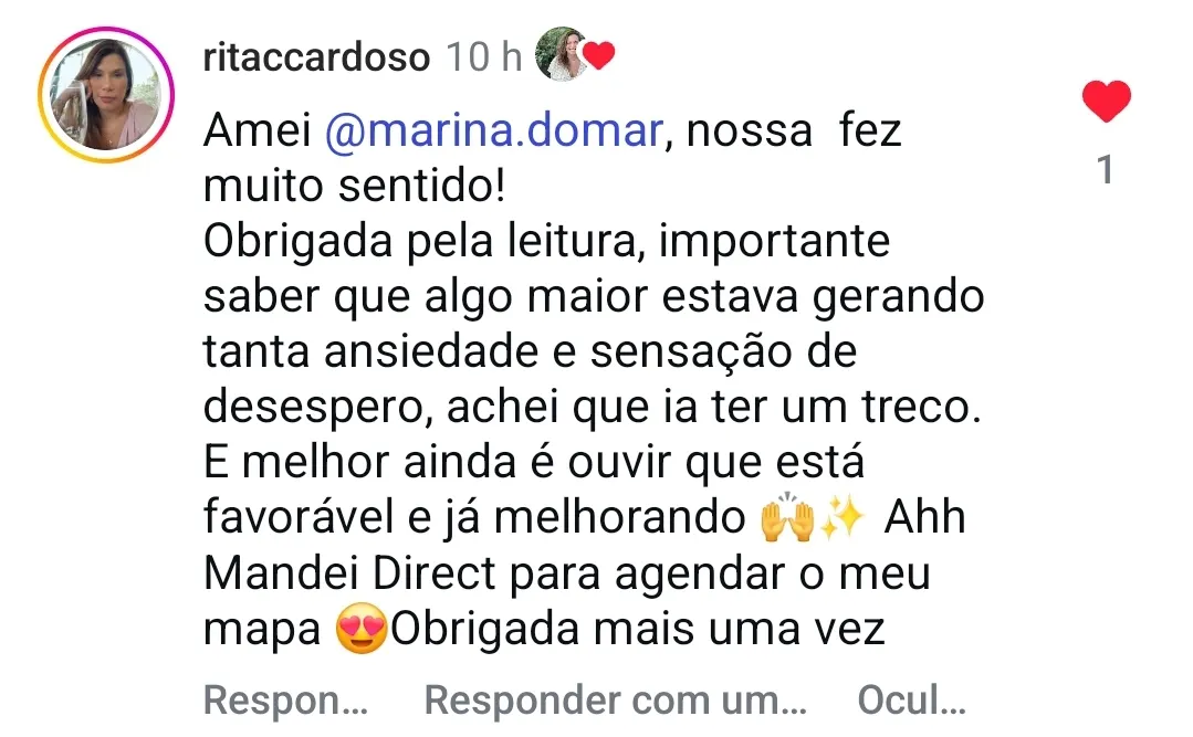 Depoimento de resultado