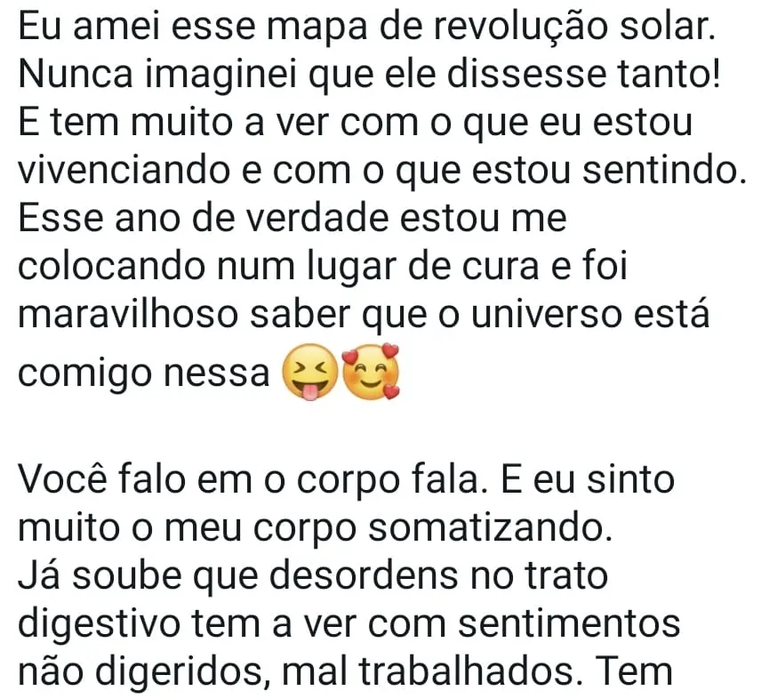 Depoimento de resultado
